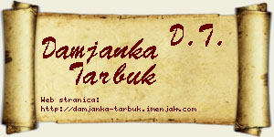 Damjanka Tarbuk vizit kartica